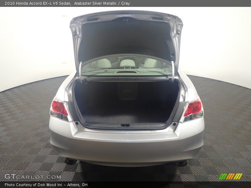 Alabaster Silver Metallic / Gray 2010 Honda Accord EX-L V6 Sedan