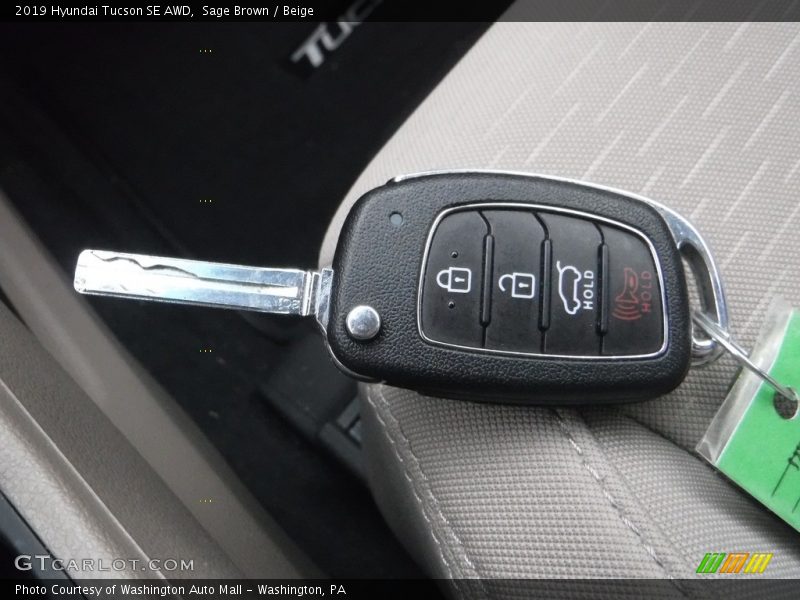 Sage Brown / Beige 2019 Hyundai Tucson SE AWD