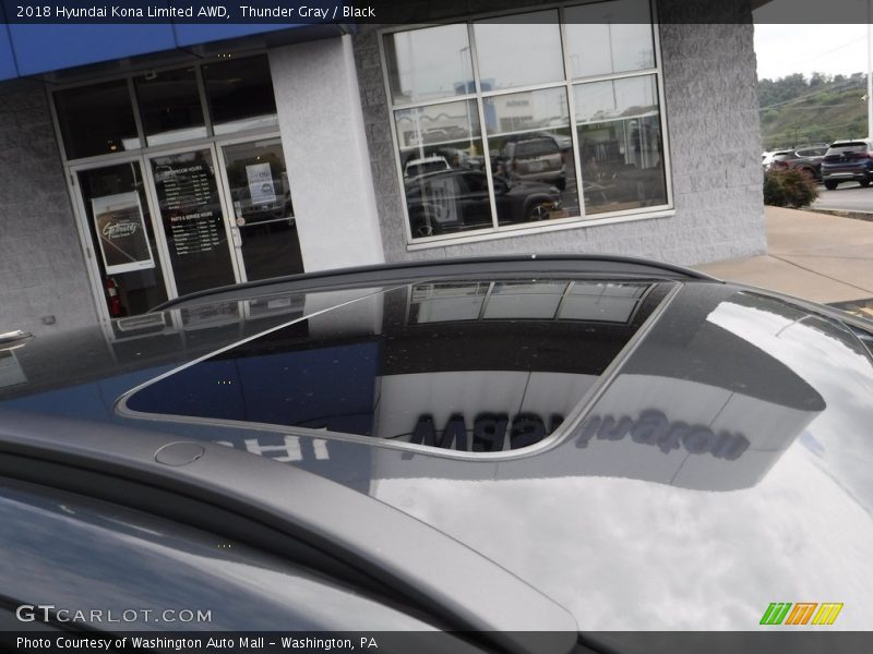 Thunder Gray / Black 2018 Hyundai Kona Limited AWD