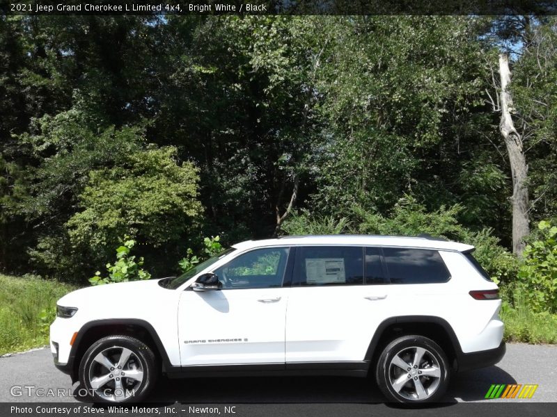 Bright White / Black 2021 Jeep Grand Cherokee L Limited 4x4