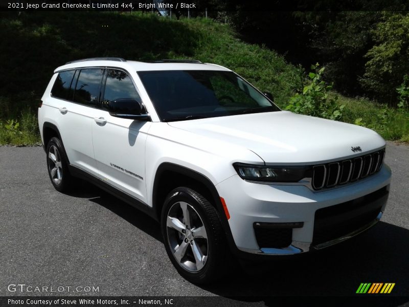 Bright White / Black 2021 Jeep Grand Cherokee L Limited 4x4