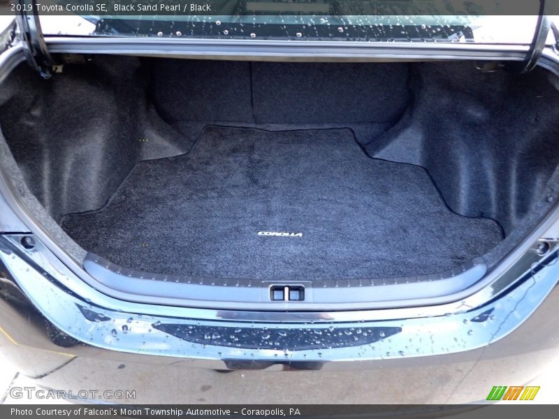 Black Sand Pearl / Black 2019 Toyota Corolla SE