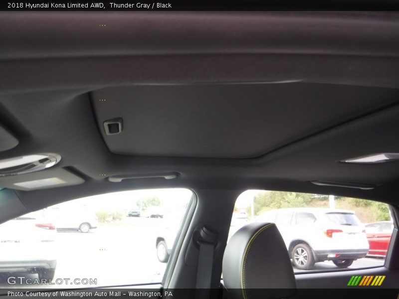 Thunder Gray / Black 2018 Hyundai Kona Limited AWD