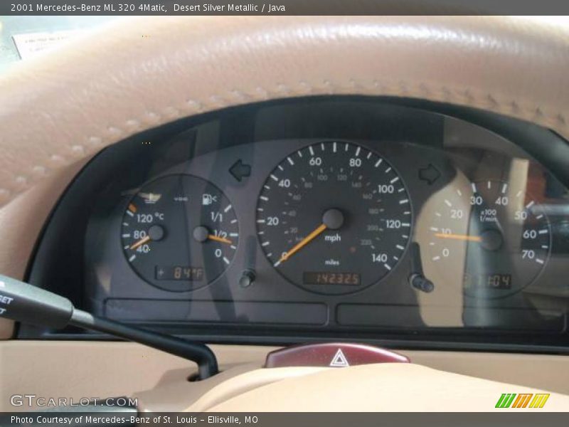 Desert Silver Metallic / Java 2001 Mercedes-Benz ML 320 4Matic