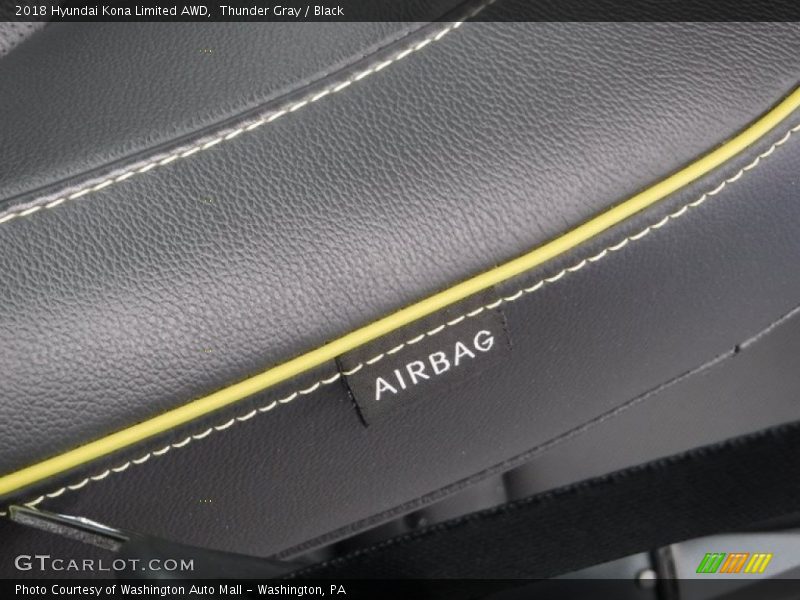 Thunder Gray / Black 2018 Hyundai Kona Limited AWD