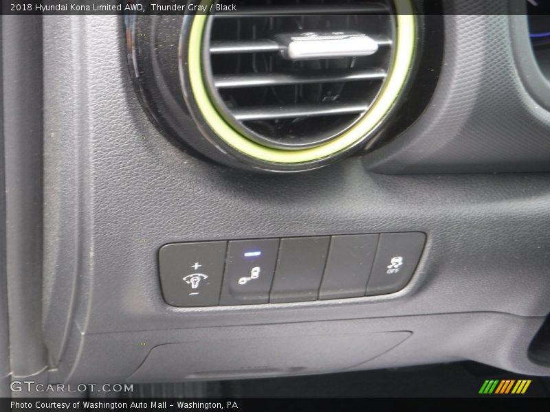 Thunder Gray / Black 2018 Hyundai Kona Limited AWD