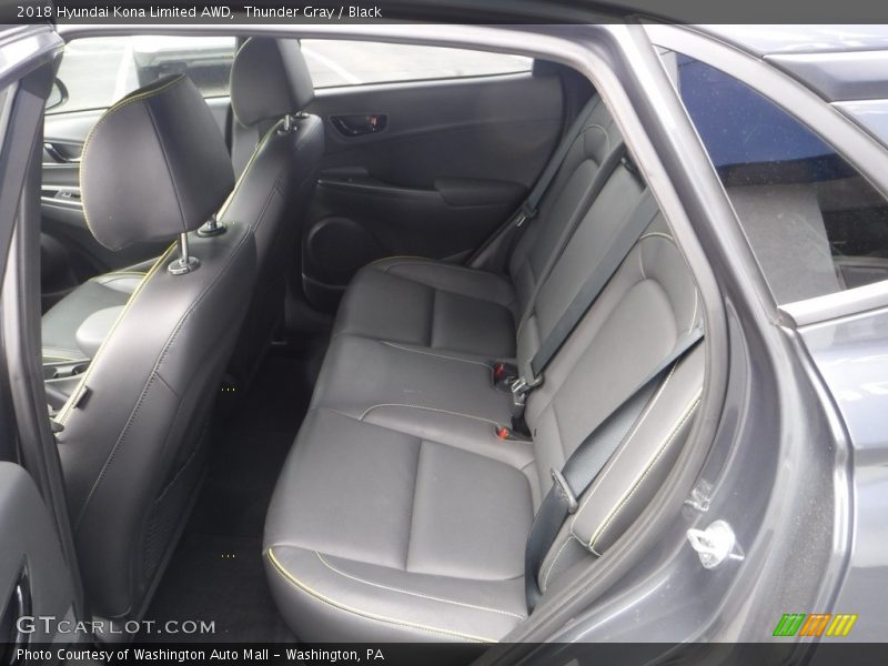 Thunder Gray / Black 2018 Hyundai Kona Limited AWD