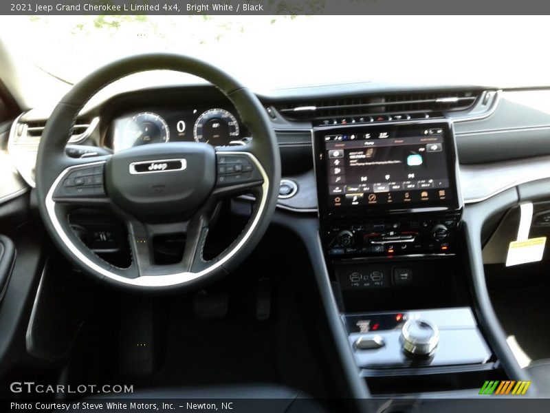 Bright White / Black 2021 Jeep Grand Cherokee L Limited 4x4