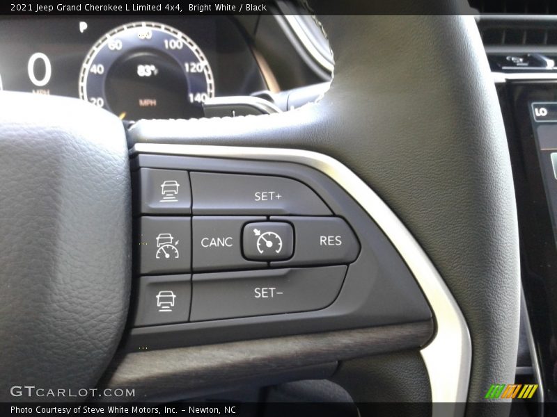 Bright White / Black 2021 Jeep Grand Cherokee L Limited 4x4