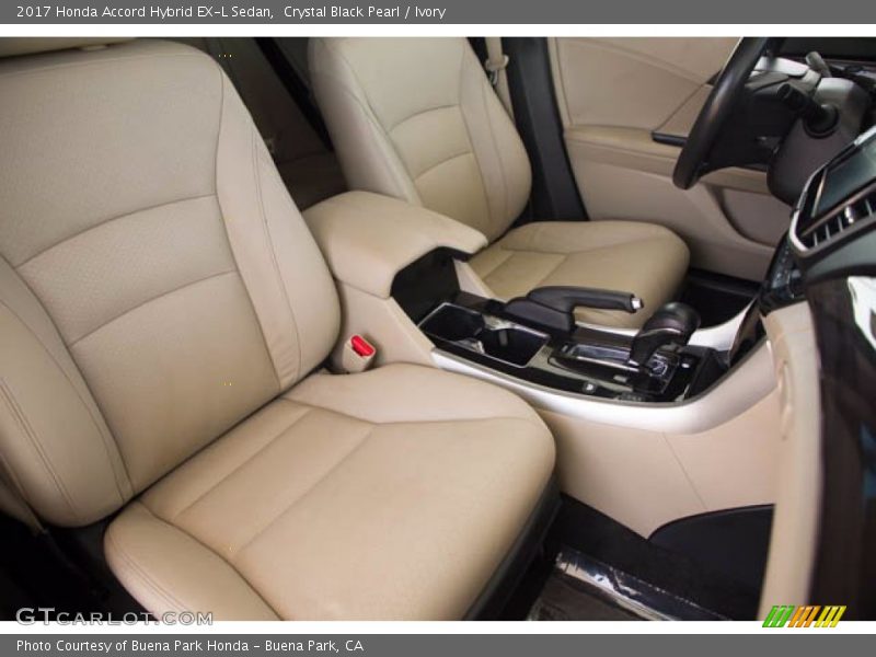 Crystal Black Pearl / Ivory 2017 Honda Accord Hybrid EX-L Sedan