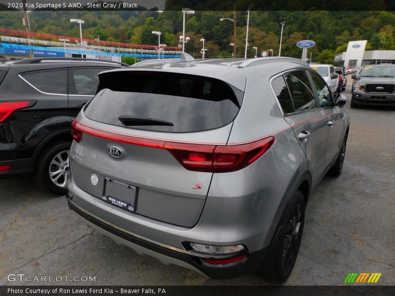 Steel Gray / Black 2020 Kia Sportage S AWD