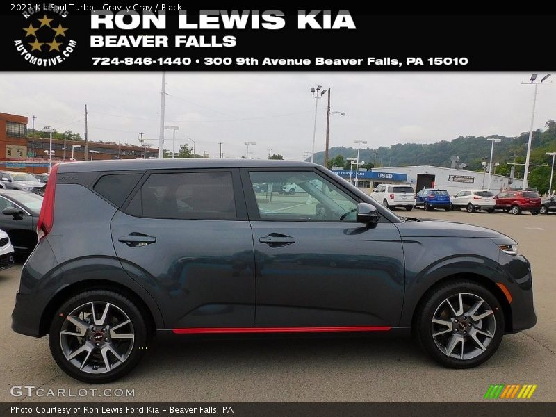 Gravity Gray / Black 2022 Kia Soul Turbo