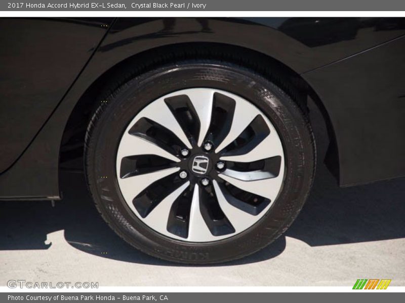 Crystal Black Pearl / Ivory 2017 Honda Accord Hybrid EX-L Sedan