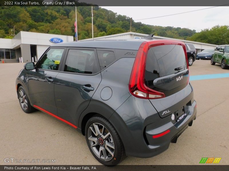 Gravity Gray / Black 2022 Kia Soul Turbo