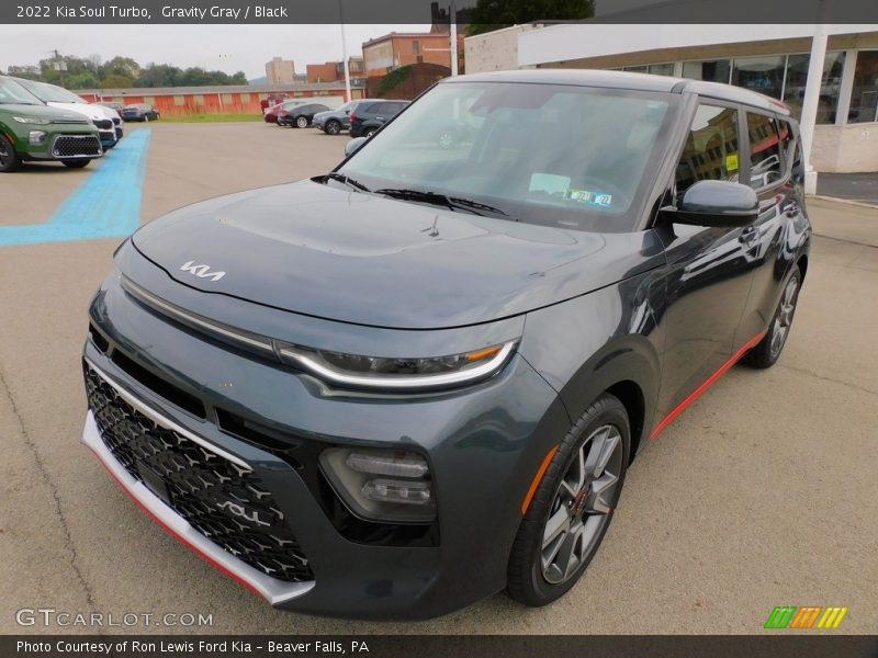 Gravity Gray / Black 2022 Kia Soul Turbo