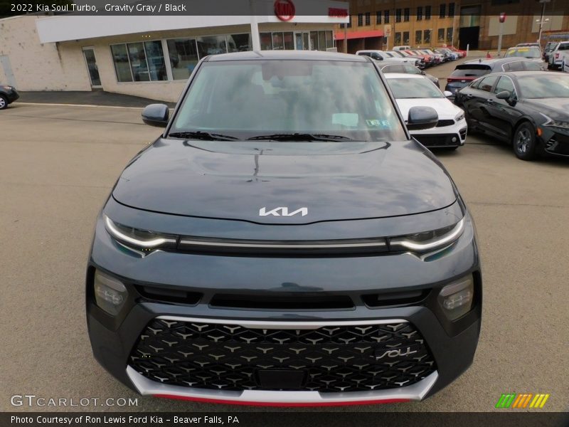 Gravity Gray / Black 2022 Kia Soul Turbo