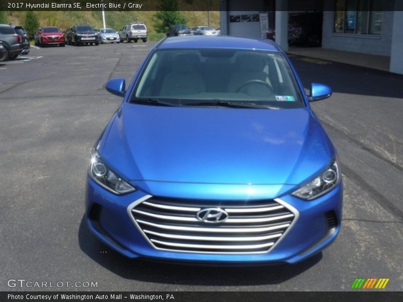 Electric Blue / Gray 2017 Hyundai Elantra SE
