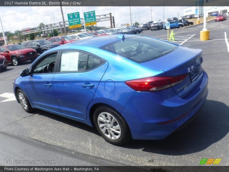 Electric Blue / Gray 2017 Hyundai Elantra SE