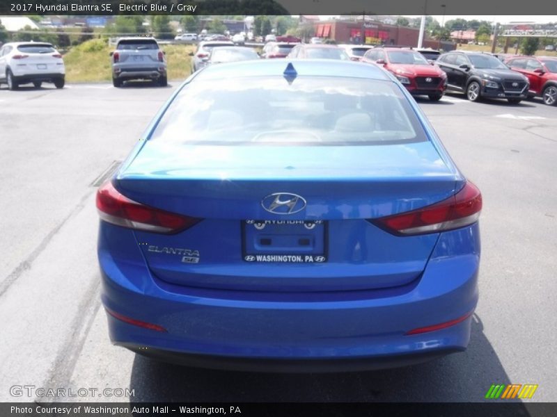 Electric Blue / Gray 2017 Hyundai Elantra SE