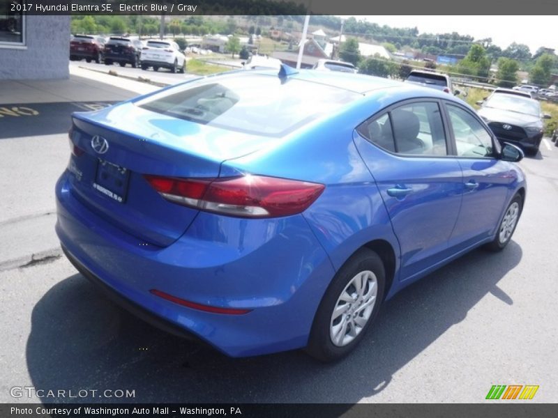 Electric Blue / Gray 2017 Hyundai Elantra SE
