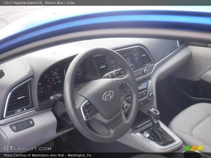 Electric Blue / Gray 2017 Hyundai Elantra SE