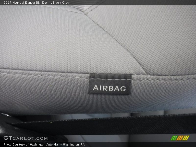 Electric Blue / Gray 2017 Hyundai Elantra SE