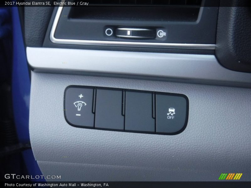 Electric Blue / Gray 2017 Hyundai Elantra SE