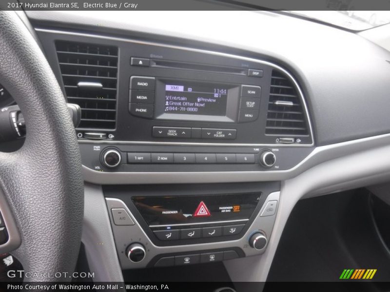 Electric Blue / Gray 2017 Hyundai Elantra SE