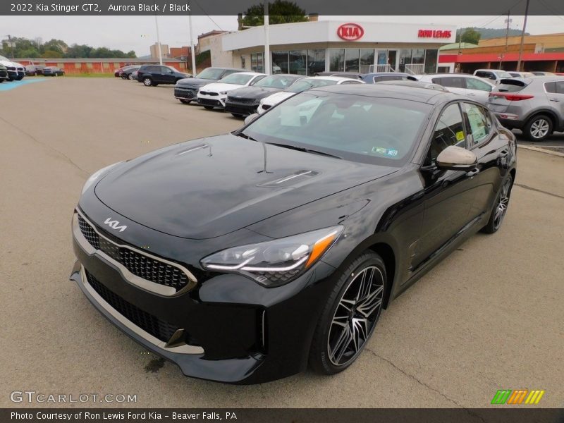 Aurora Black / Black 2022 Kia Stinger GT2