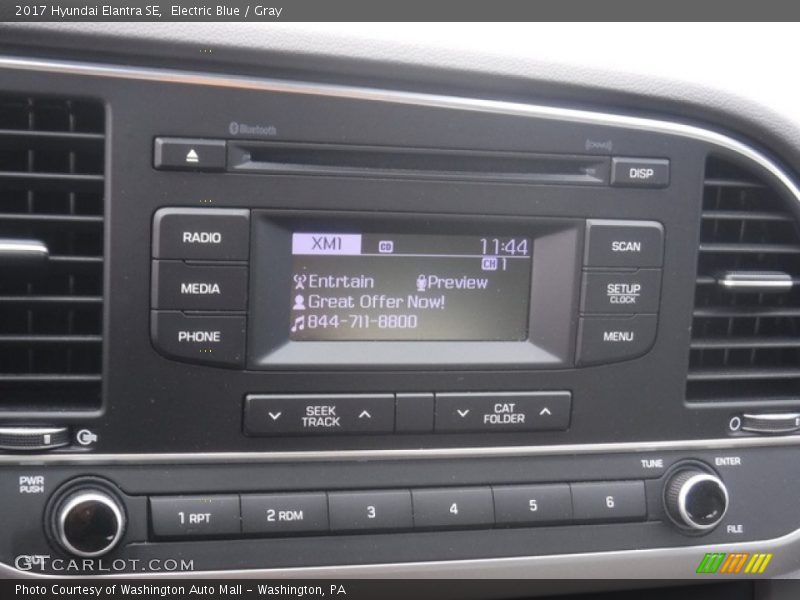 Electric Blue / Gray 2017 Hyundai Elantra SE