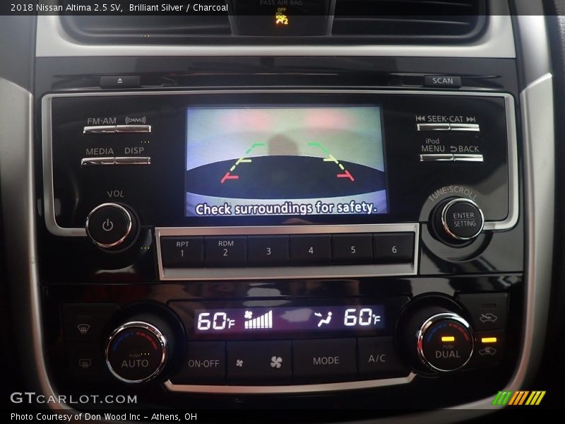 Brilliant Silver / Charcoal 2018 Nissan Altima 2.5 SV