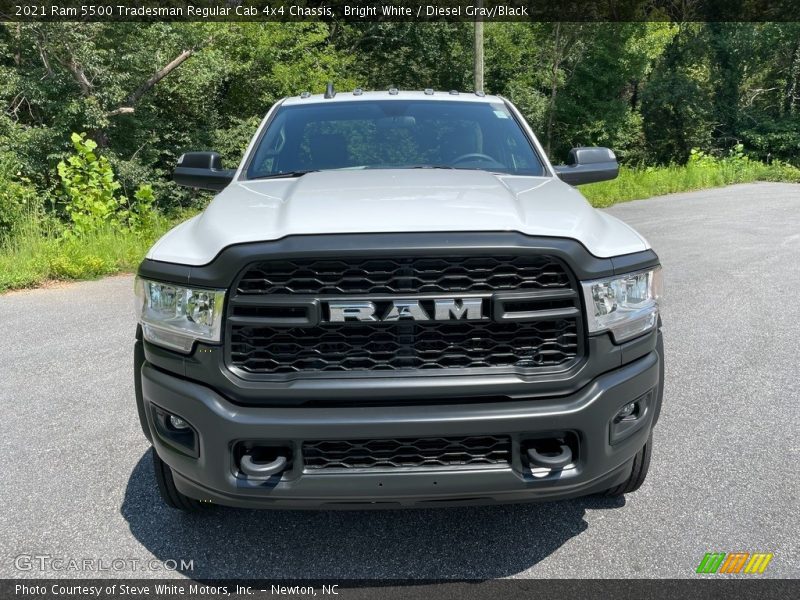 Bright White / Diesel Gray/Black 2021 Ram 5500 Tradesman Regular Cab 4x4 Chassis