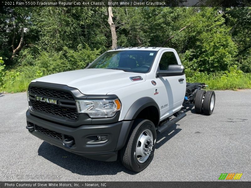 Bright White / Diesel Gray/Black 2021 Ram 5500 Tradesman Regular Cab 4x4 Chassis