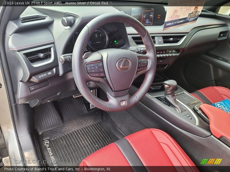 Dashboard of 2019 UX 250h F Sport AWD