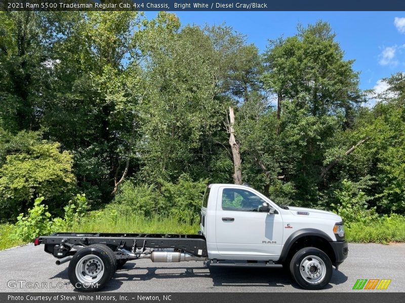 Bright White / Diesel Gray/Black 2021 Ram 5500 Tradesman Regular Cab 4x4 Chassis