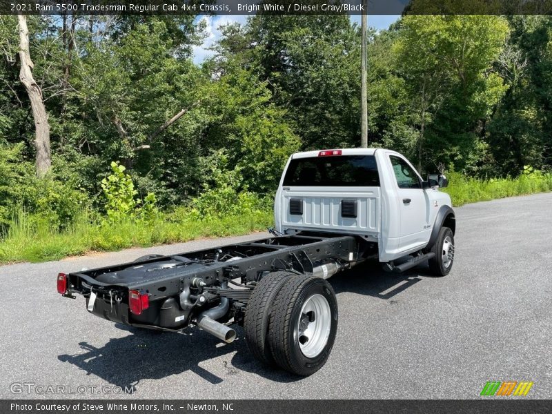Bright White / Diesel Gray/Black 2021 Ram 5500 Tradesman Regular Cab 4x4 Chassis