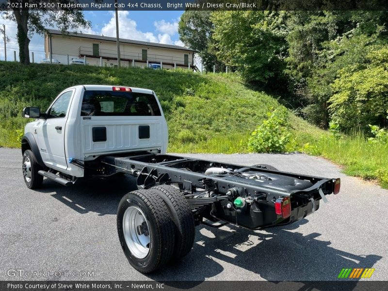 Bright White / Diesel Gray/Black 2021 Ram 5500 Tradesman Regular Cab 4x4 Chassis