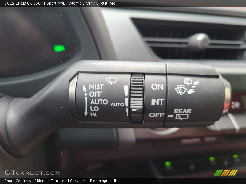 Controls of 2019 UX 250h F Sport AWD