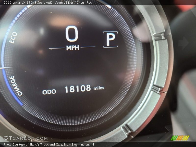 Atomic Silver / Circuit Red 2019 Lexus UX 250h F Sport AWD