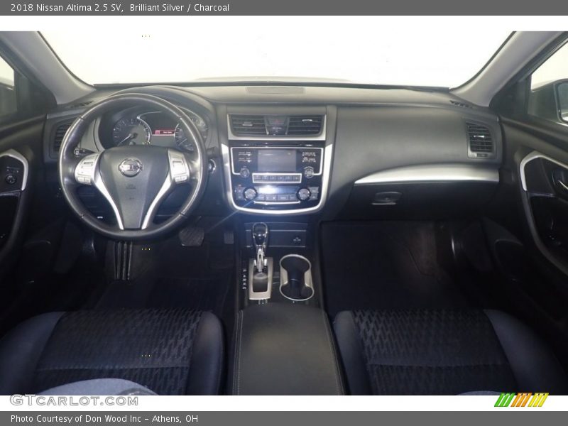Brilliant Silver / Charcoal 2018 Nissan Altima 2.5 SV