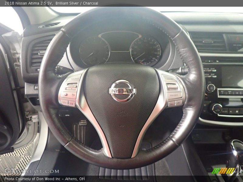 Brilliant Silver / Charcoal 2018 Nissan Altima 2.5 SV