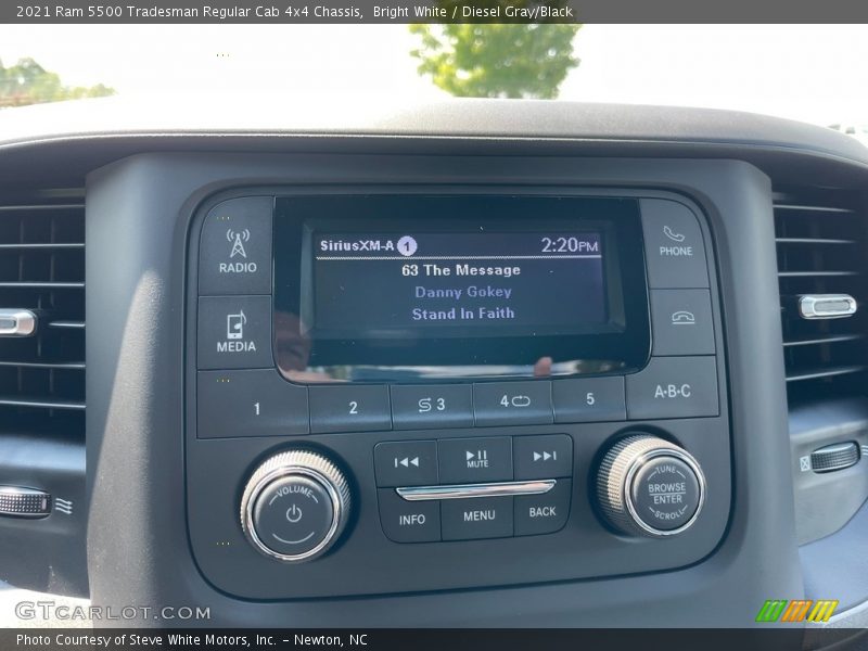 Bright White / Diesel Gray/Black 2021 Ram 5500 Tradesman Regular Cab 4x4 Chassis