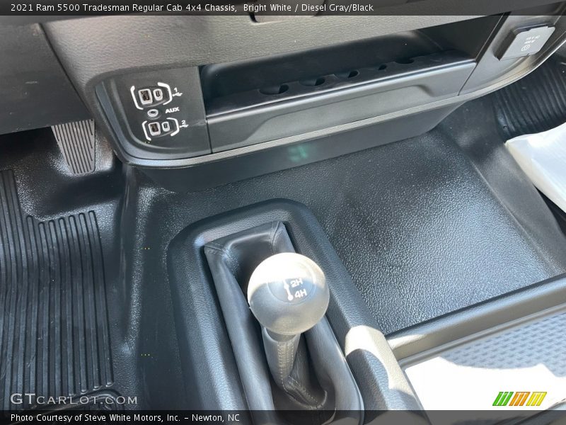 Bright White / Diesel Gray/Black 2021 Ram 5500 Tradesman Regular Cab 4x4 Chassis