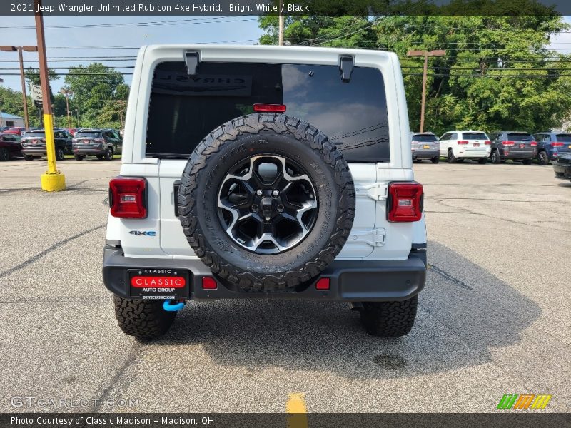 Bright White / Black 2021 Jeep Wrangler Unlimited Rubicon 4xe Hybrid