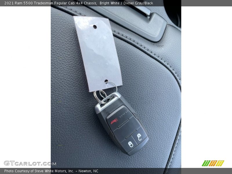 Bright White / Diesel Gray/Black 2021 Ram 5500 Tradesman Regular Cab 4x4 Chassis