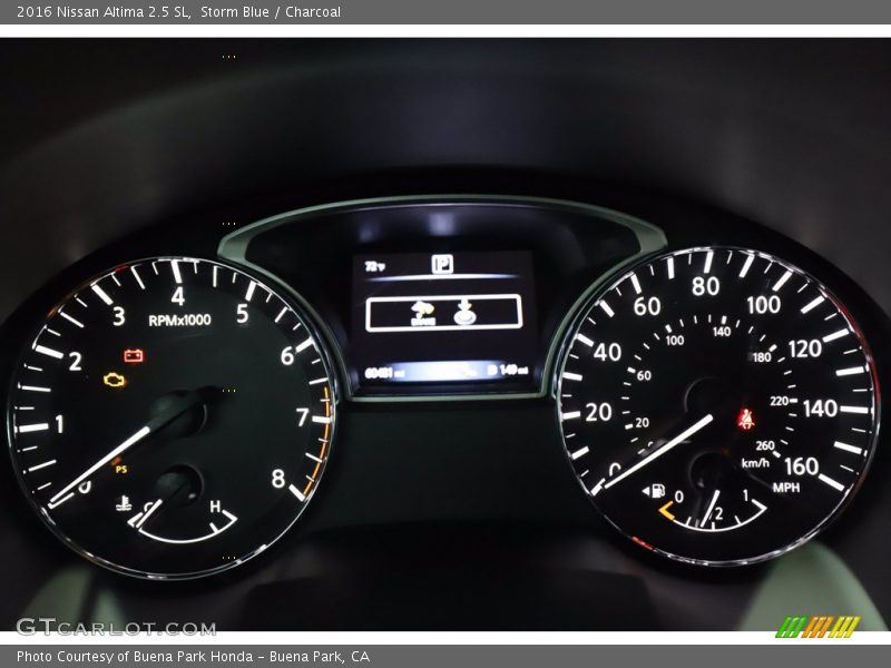Storm Blue / Charcoal 2016 Nissan Altima 2.5 SL