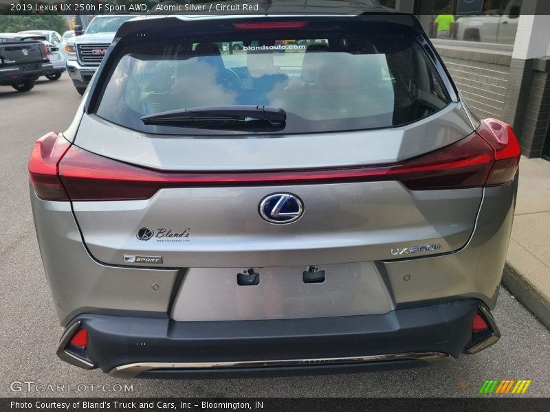 Atomic Silver / Circuit Red 2019 Lexus UX 250h F Sport AWD