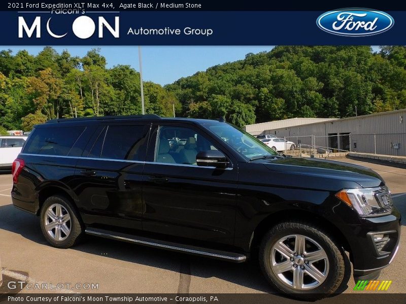 Agate Black / Medium Stone 2021 Ford Expedition XLT Max 4x4