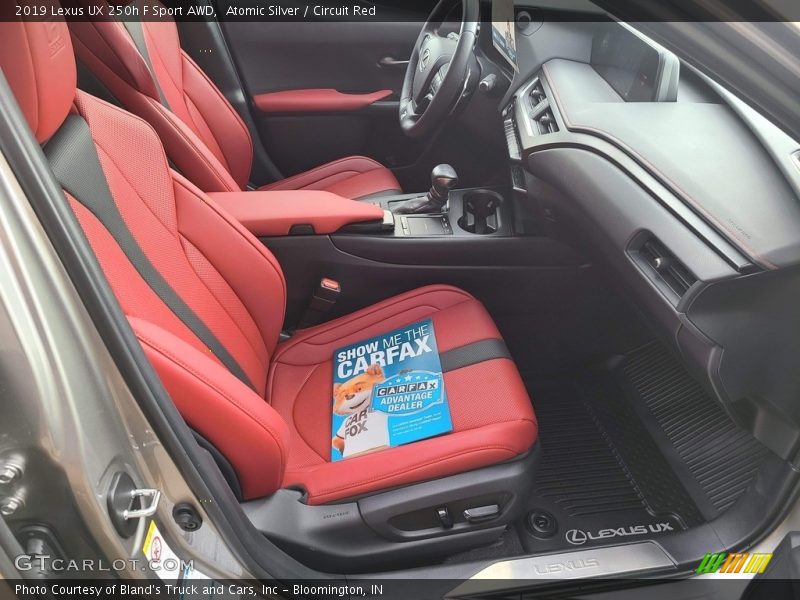 Atomic Silver / Circuit Red 2019 Lexus UX 250h F Sport AWD