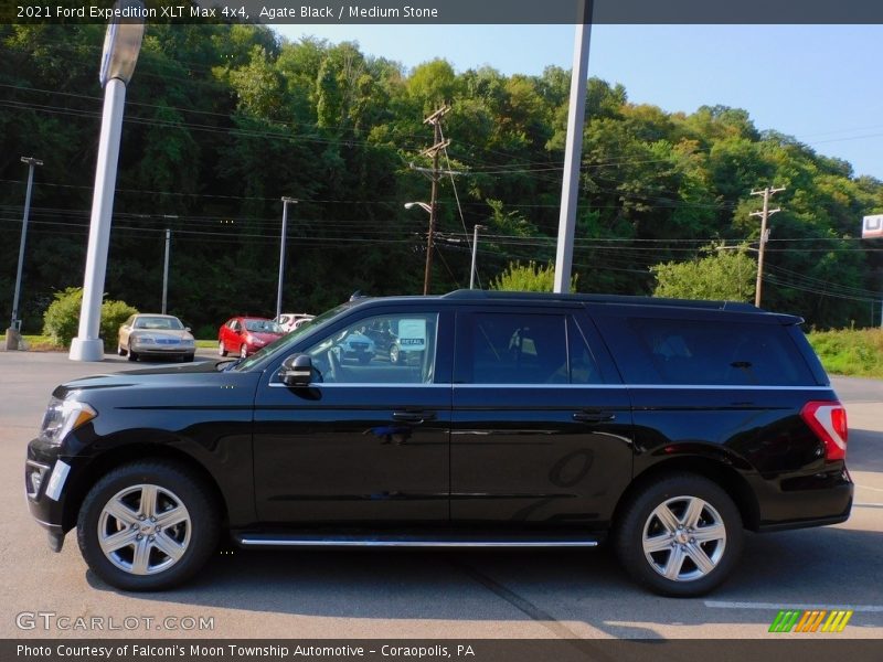 Agate Black / Medium Stone 2021 Ford Expedition XLT Max 4x4